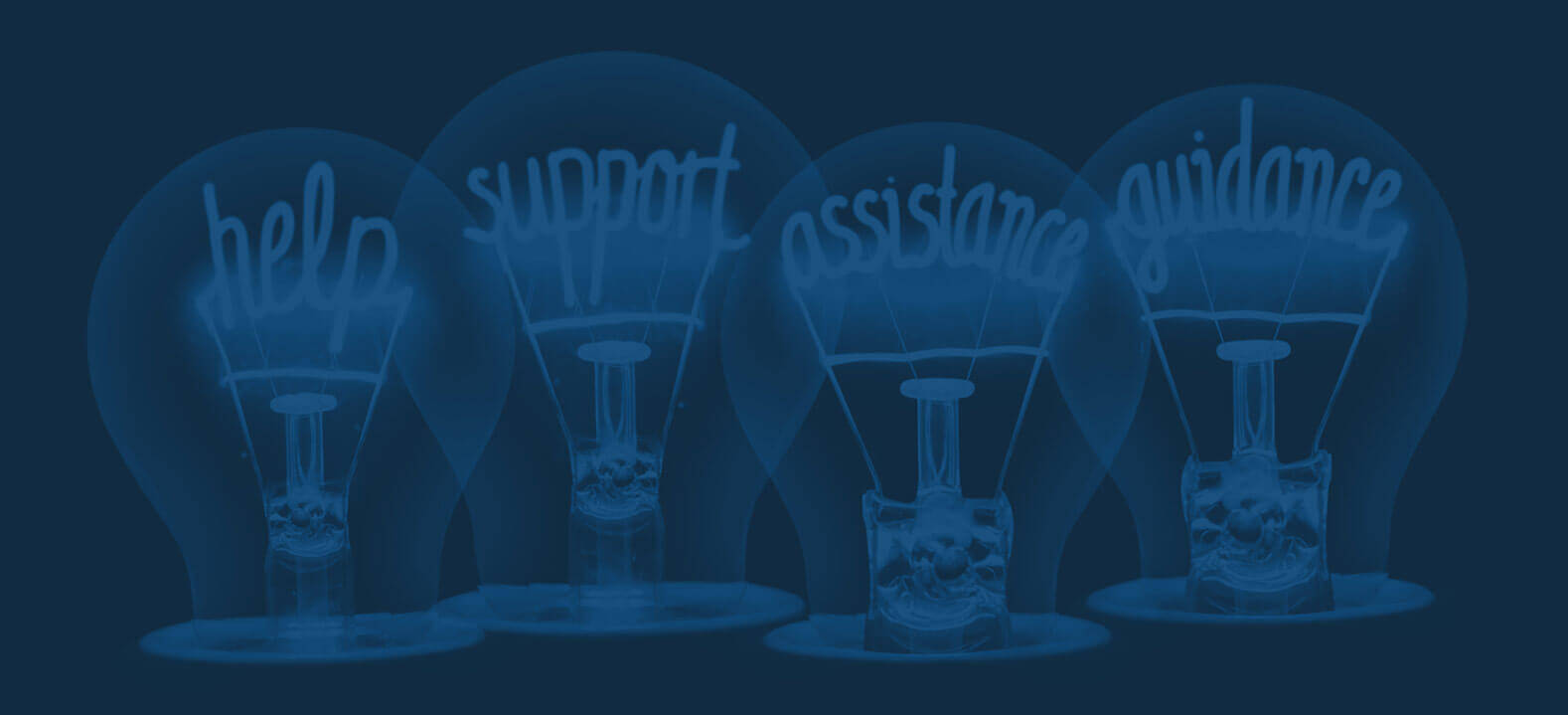 Lightbulbs - help, support, assistance, guidance